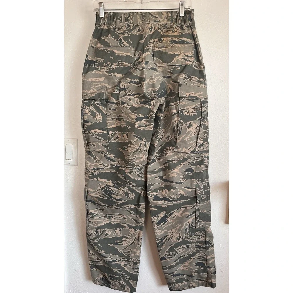 US Air Force Camo Cargo Pants Men's 30R USAF Camouflage Pattern Utility Trouser